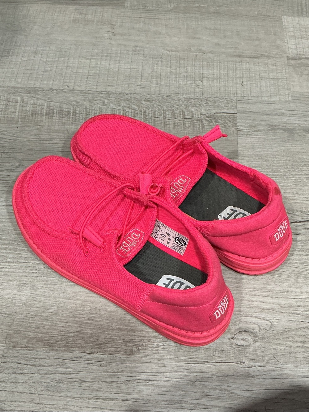 Hey Dude Women’s Slip-On Shoes in Bright Pink